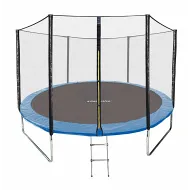 Батут GetActive Jump 10FT Outside синий с нижней сеткой и чехлом