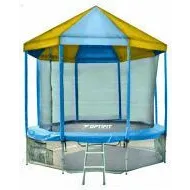 Батут Optifit Like Blue 16ft с сине-желтой крышей