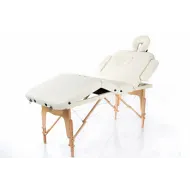 Массажный складной стол Premium 4 cream