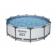 Каркасный бассейн BestWay Steel Pro Max 366*100см, насос-фильтр, лестница, 56418