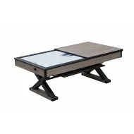 Аэрохоккей «Superior» 7 ф со столешницей, в комплекте аксессуары (221 x 120 x 82 см,мореный дуб)