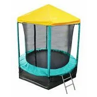 Батут Optifit Like Green 8ft с желтой крышей