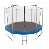 Батут GetActive Jump 10FT Inside синий с нижней сеткой и чехлом