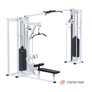 Грузоблочный тренажер Блочная станция регулируемая стек 3 х 100 кг ARMS AR094х3х100