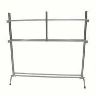 Мобильная подставка для ковриков, на 30-40 шт, 160х35х160 см