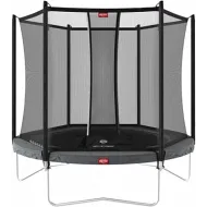 Каркасный батут BERG Favorit Regular 200 Grey + защитная сетка Safety Net Comfort
