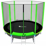 Батут FunFit 12 FT 374 см PRO зеленый